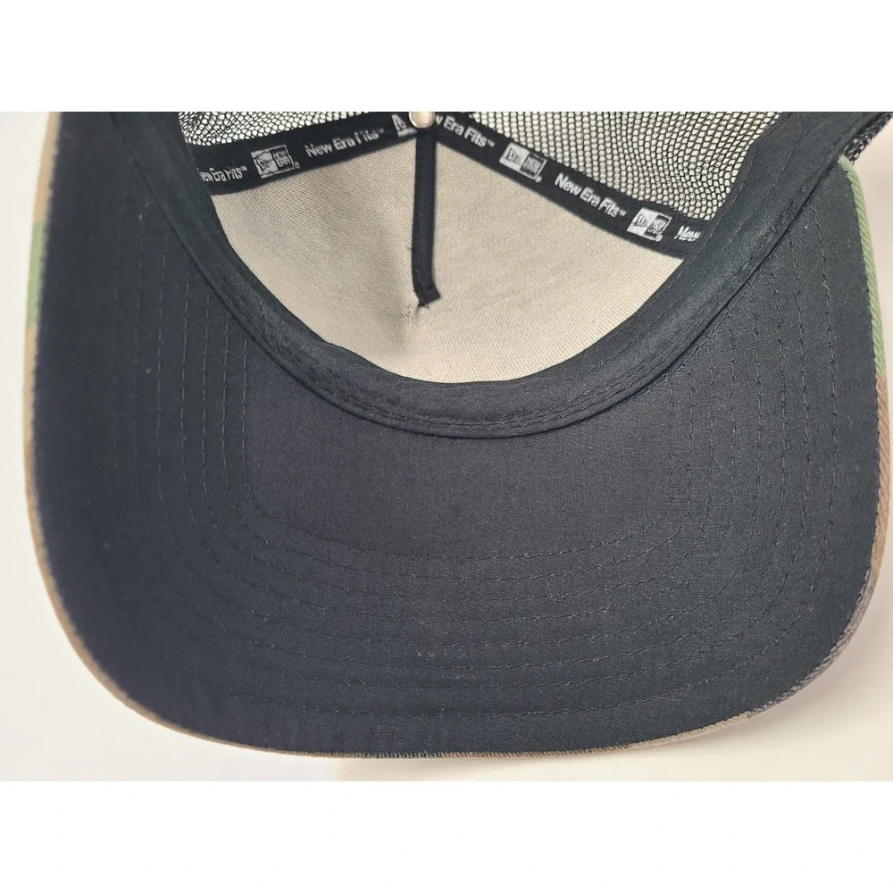 Chicago White Sox Hat Cap Camo New Era Mesh Trucker Snapback Men MLB Green Black